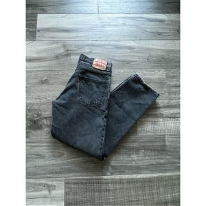 LEVI Black Jeans Relaxed Fit 550 Women’s 32x32